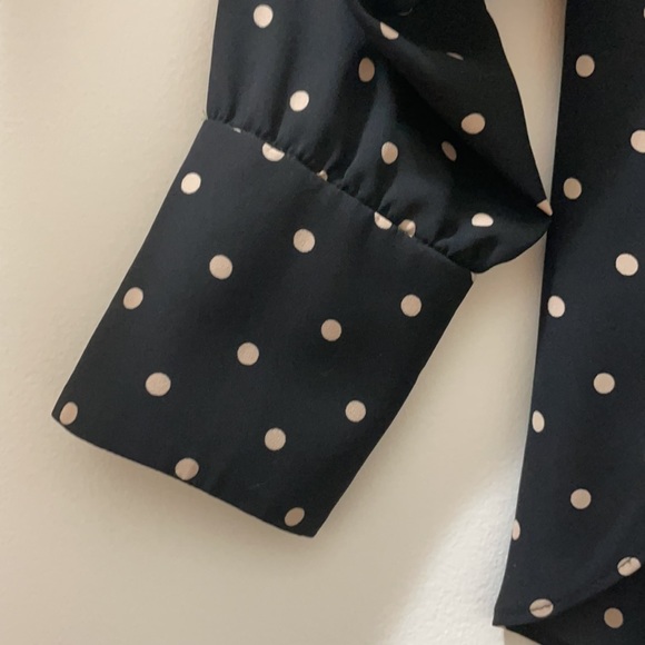 Lord &Taylor cutout mock neck blouse - Picture 3 of 4